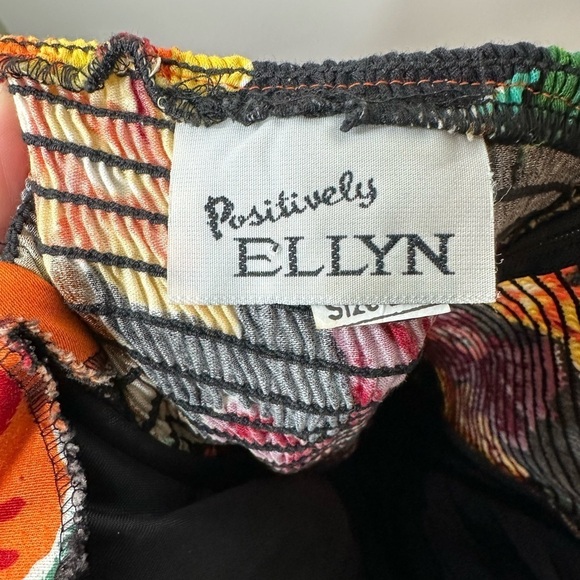 Vintage Positively‎ Ellyn Colourful Floral Strapless Dress with Rosette Size 10 - Picture 6 of 9